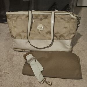 Coach diaper bag